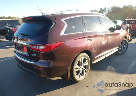 2014 Infiniti Qx60 z USA, uszkodzony, nr VIN 5N1AL0MN0EC527684